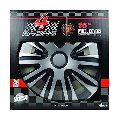 2211193 set Copricerchi Nardo Silver Black 16 pollici - Foto 2