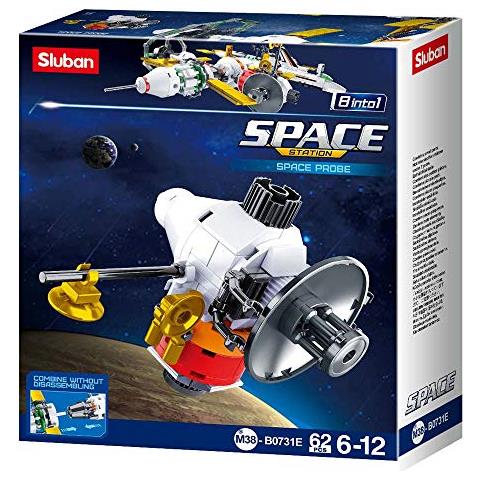 Sl07131 - Sonda Per Stanza ""omega"" (62 Pezzi) [ m38-b0731e] , Set Da Gioco, Mattoncini A Morsetto, Mondo Con Personaggio Di Gioco, Spazio - Foto 2