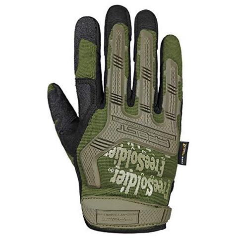 Guanti Libero Soldato Uomo Esterna Completa Finger In Bicicletta Per I Guanti Sport Camping Arrampicata Formazione Escursionismo Antiscivolo (verde Dellesercito M)  - Foto 1