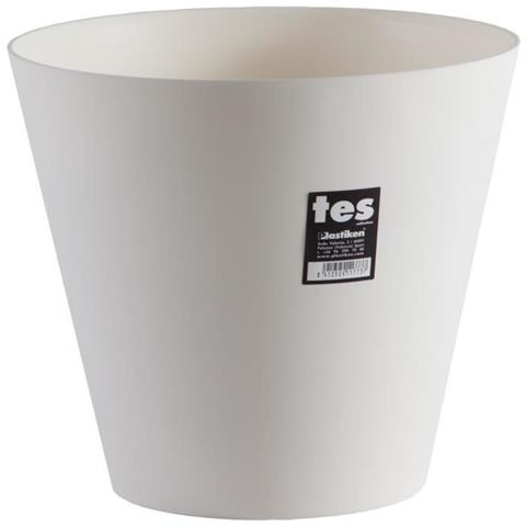 Vaso Tondo Conico Ø 32cm - Bianco - Foto 1