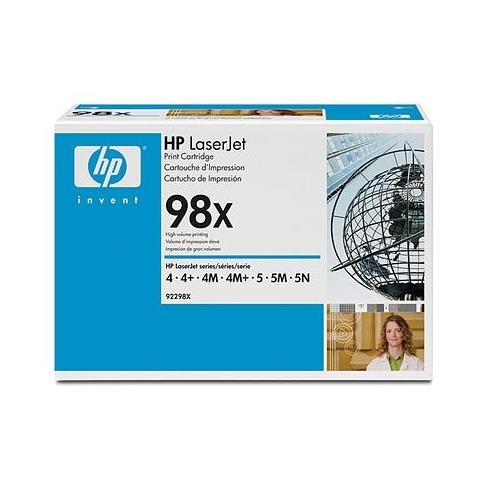 92298X Toner Originale Nero per Hp LaserJet 4 / 4 plus Capacità 8800 Pagine - Foto 1