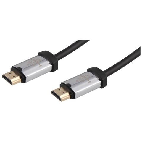 HDMI4K2 2m HDMI Type A (Standard) HDMI Type A (Standard) Nero, Argento cavo HDMI - Foto 1