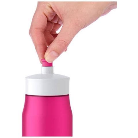Squeeze Sport 600 Ml Rosa Polietilene - Foto 3