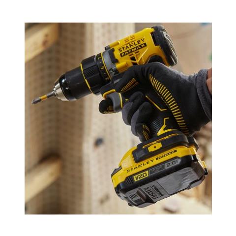 Trapano Avvitatore Stanley Fatmax Sfmcd720d2k (2 X 2,0 Ah + Caricabatteria + Valigetta) - Foto 3
