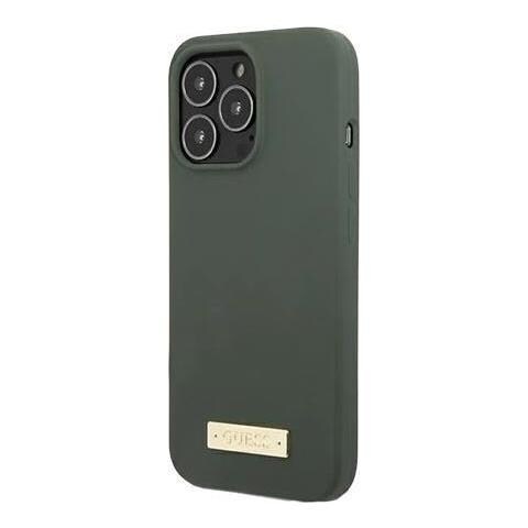 Hard Cover Silicone Logo Plate Magsafe Khaki, For Iphone 13 Pro, Guhmp13lsplk (guhmp13lspla) - Foto 1