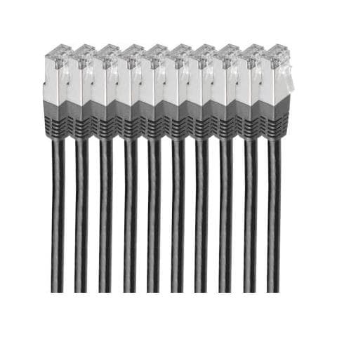 Bs75711-hs-set10 Cavo Di Rete Nero 1 M Cat6 S /ftp (s-stp) - Foto 1