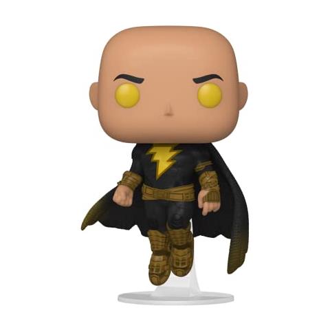 Pop Movies: Black Adam - Black Adam Volare Con Mantello (luminoso), Esclusiva Amazon, Multicolor, 65031 - Foto 1