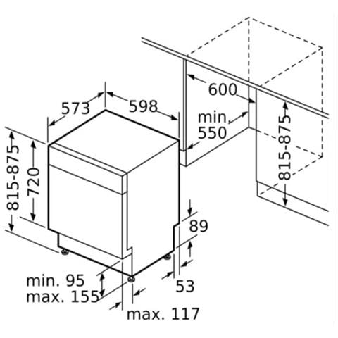 Lavastoviglie SMU6ZCS16E da Sottopiano Classe B Capacità 14 Coperti Colore Acciaio Inossidabile - Foto 12