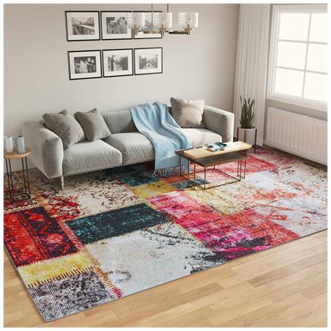 Tappeto Lavabile Multicolore 400x300 Cm Antiscivolo - Foto 1
