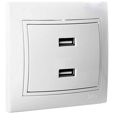 Placca Per Interruttore Della Luce Erp2usbu - Foto 1