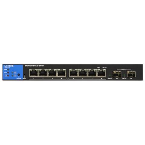 Switch di rete Gigabit PoE+ a 8 porte - Foto 2