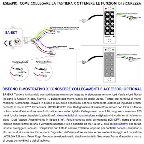 Decodificatore Elettronico 60 Utenti Gestisce Tastiera Digiten Antivandalo O Lettore Universale Keybit Denver Dallas A - Foto 3