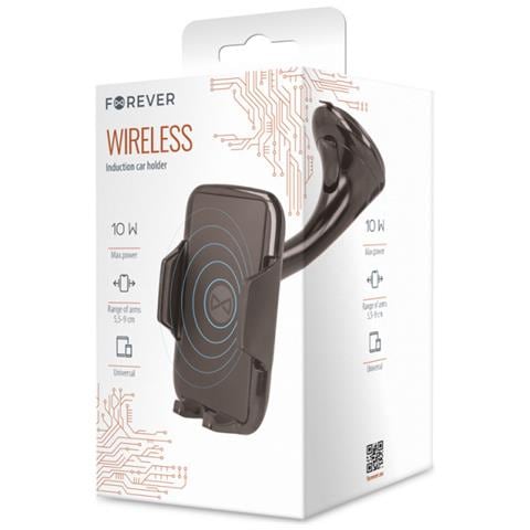 Supporto Auto Per Smartphone Con Carica A Induzione 10w, Nero - Foto 2