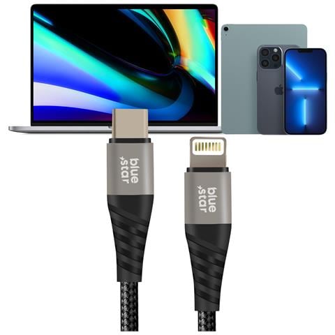 Cavo Da Usb-c A Lightning 2,4a Power Delivery 27w Quick Charge, Nero - Foto 2