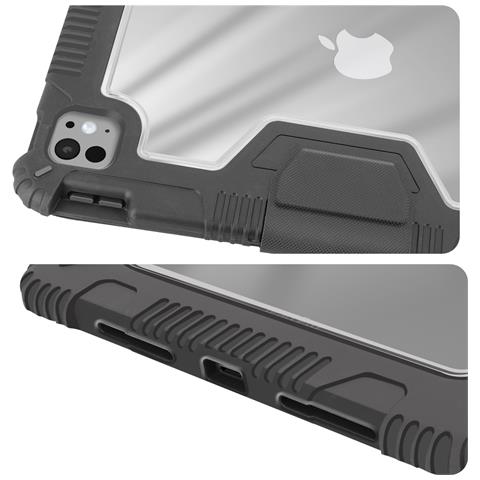 Custodia Anti-urto Per Ipad Pro 13' 2024 Copertina Supporto Rinforzata, Nero - Foto 5