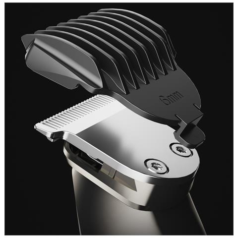 Set Tagliacapelli Professionale 5 In 1 Per Barba E Barba - Kit Da Barba Silver - Foto 2