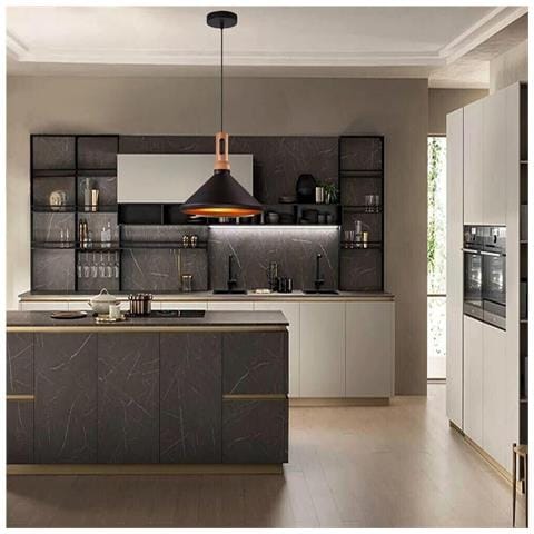 Lampadario A Sospensione Stile Industriale Pendente Attacco E27 Paralume Nero - Foto 1