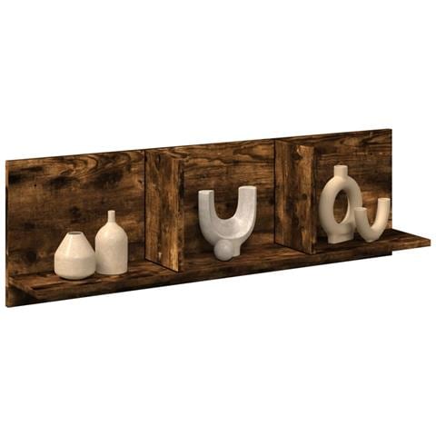 Mobile A Parete 100x16,5x30 Cm Rovere Fumo In Truciolato - Foto 1
