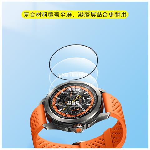 Pellicola Protettiva In Vetro Temperato (confezione Da 2) Orologio Xiaomi S4 Sport - Foto 3