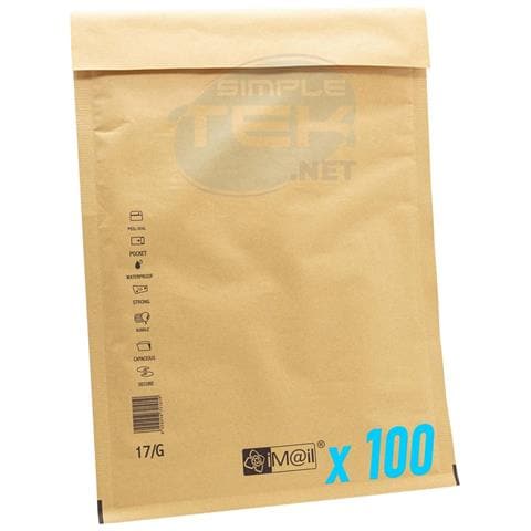 100 X Buste Postali 17/g Per Imballare Spedire Imballaggio Spedizione Pluriball - Foto 1
