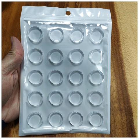 Adesivi Per Paraurti Per Mobili, Paraurti Per Porte Di Armadi, 6 Confezioni  2.2x0.5 Cm - Foto 2