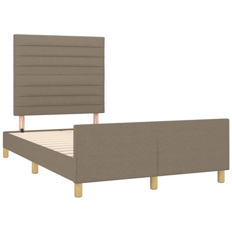 Giroletto Senza Materasso Tortora 120x190 Cm Tessuto - Foto 3