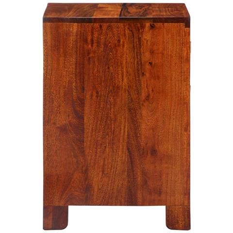 Comodino 40x40x60 Cm In Legno Massello Di Acacia - Foto 3