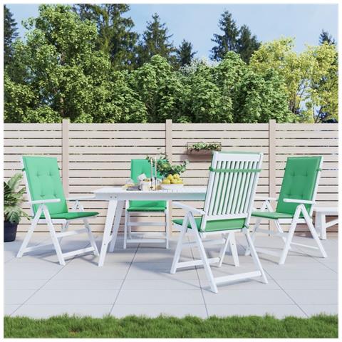 Lusso Casadino -  Cuscini Per Sedie 4 Pz Grigi 120x50x3 Cm In Tessuto - Foto 8