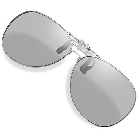 Occhiali Da Sole Clip-on - Occhiali Polarizzati Per La Guida Grey - Foto 2