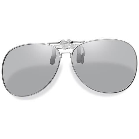 Occhiali Da Sole Clip-on - Occhiali Polarizzati Per La Guida Grey - Foto 3