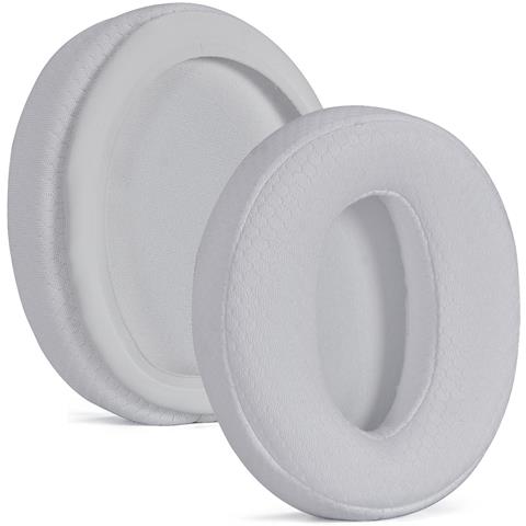 Cuscinetti Auricolari In Rete Da Calcio Bianchi Per Sennheiser Hd 4.series - Confezione Da 2 - Foto 1