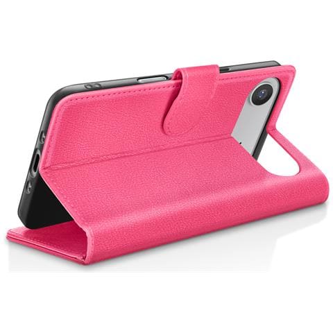 Custodia A Portafoglio Per Iphone 17 Air Funzione Supporto E Linguetta Magnetica, Fucsia - Foto 5