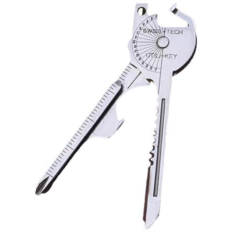 Set Da 4 Utensili Portachiavi Multifunzione: Mini Anello Portachiavi Pieghevole 8-in-1 - Foto 2