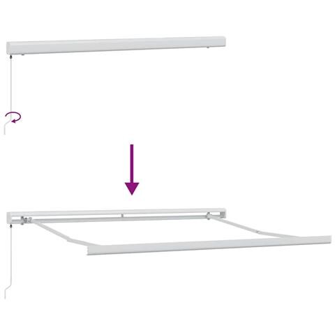 Tenda Retrattile Arancione e Marrone 300 x 250 cm - Foto 9