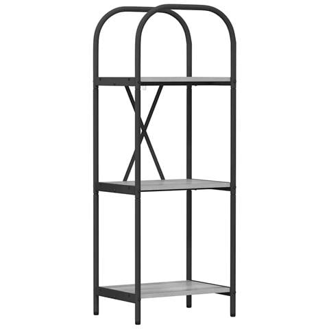 Libreria Grigio sonoma 40 x 30 x 109 cm Legno multistrato - Foto 1