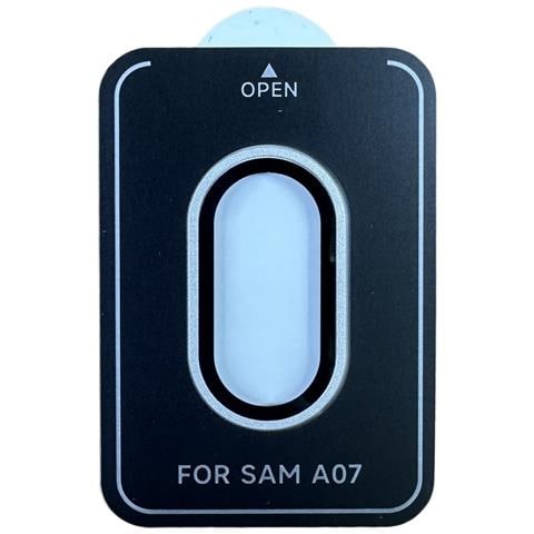 Protezione Obiettivo Fotocamera In Metallo Compatibile Con Samsung A07 - Pellicola In Vetro Temperato - Foto 1
