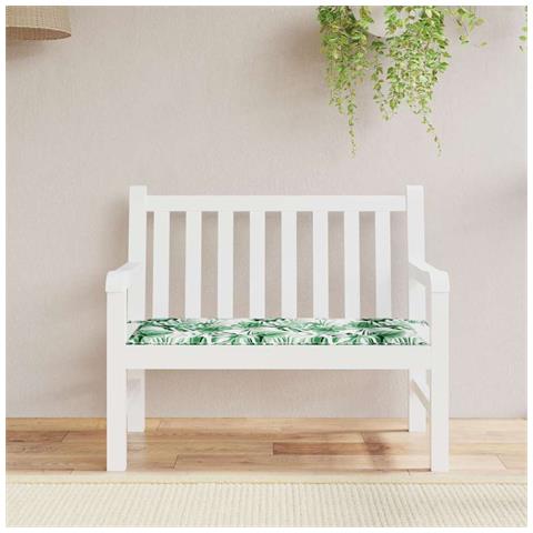 Cuscino per Panchina da Giardino Floral Verde 100 x 50 x 4 cm - Foto 2