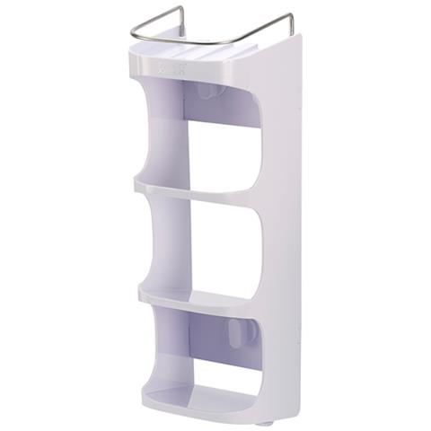 Mensola Doccia Compatta Capsule 4 Livelli Design Pratico Salvaspazio E Facile Accesso Ai Prodotti Da Bagno - Foto 1