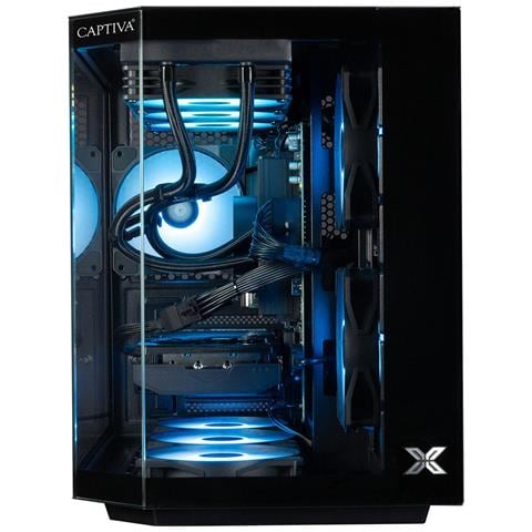 93983 PC /stazione di lavoro AMD Ryzen™ 7 7700X 32 GB DDR5-SDRAM 2 TB SSD NVIDIA GeForce RTX 5070 Windows 11 Home Nero - Foto 1