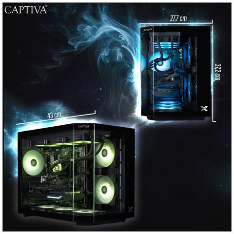 93983 PC /stazione di lavoro AMD Ryzen™ 7 7700X 32 GB DDR5-SDRAM 2 TB SSD NVIDIA GeForce RTX 5070 Windows 11 Home Nero - Foto 7