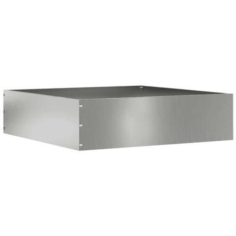 Bordura per Prato Argento 50 x 50 x 13 cm Acciaio zincato - Foto 1