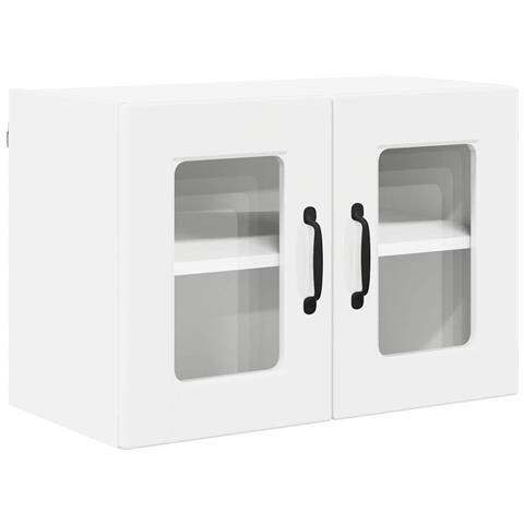 Pensile cucina Bianco Lucido 60 x 31 x 40 cm Legno multistrato - Foto 1