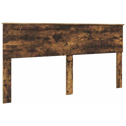 Testiera con testiera Rovere fumé 180 cm Legno multistrato - Foto 1