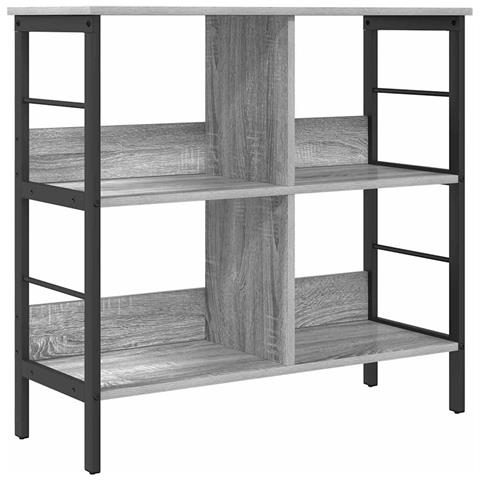 Libreria Grigio Sonoma 82 x 32 x 79 cm Legno multistrato - Foto 1