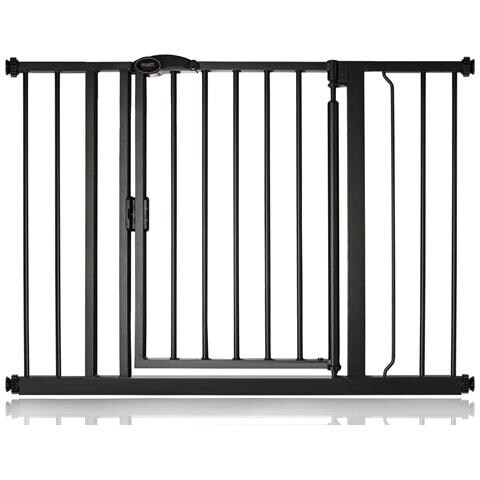 Bettacare Cancelletto Per Animali Con Chiusura Automatica, 103,8cm - 110,8cm, Nero Opaco - Foto 1