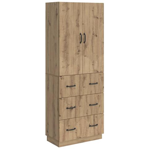 Set di armadi 2 pcs Rovere Artigianale 66 x 34,5 x 87 cm - Foto 1
