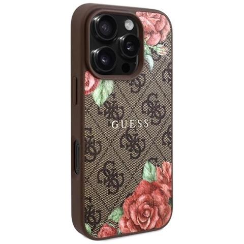 Indovina Custodia Iphone 16 Pro Max 6.9 Color Rudo Con Motivo Floreale, Magsafe - Foto 1