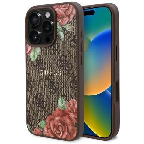 Indovina Custodia Iphone 16 Pro Max 6.9 Color Rudo Con Motivo Floreale, Magsafe - Foto 2
