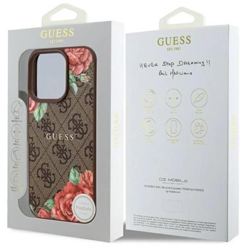 Indovina Custodia Iphone 16 Pro Max 6.9 Color Rudo Con Motivo Floreale, Magsafe - Foto 7