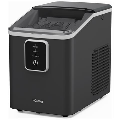 Macchina del ghiaccio KUB12, 12Kg /giorno, automatico, silenzioso, nero - Foto 1